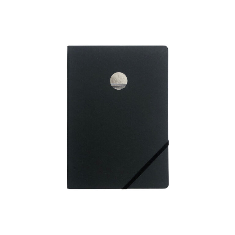 Carnet de notes Luz A6 ligné noir carbone - Éditions Épopée