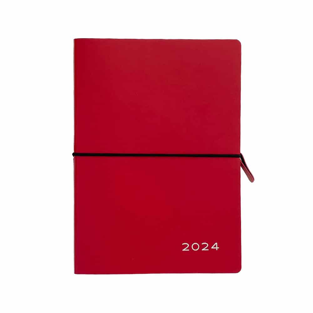 Agenda 2024 Constance A6 rouge - Éditions Épopée